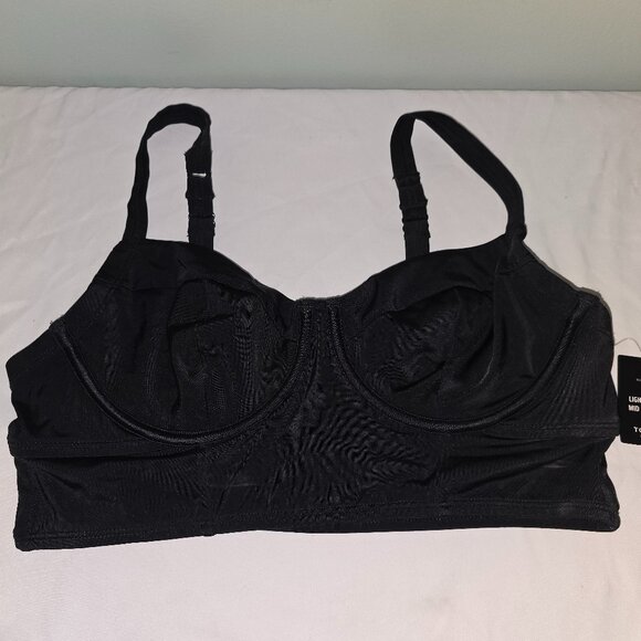 Torrid Underwire Demi Cut & Sew Bikini Top in Deep Black, Size 00-C/D, NWT - Picture 2 of 7